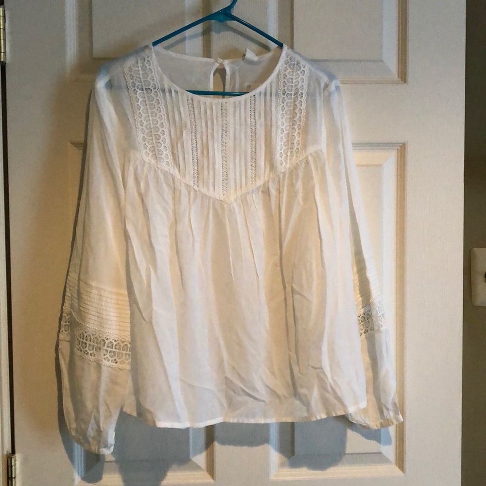 White blouse made in India